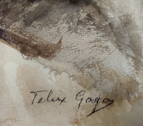 Peintre belge Félix Gogo peinture