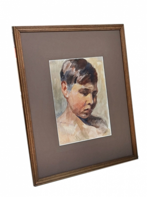 De Belgische kunstschilder Félix Gogo