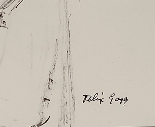 De Antwerpse kunstenaar Félix Gogo