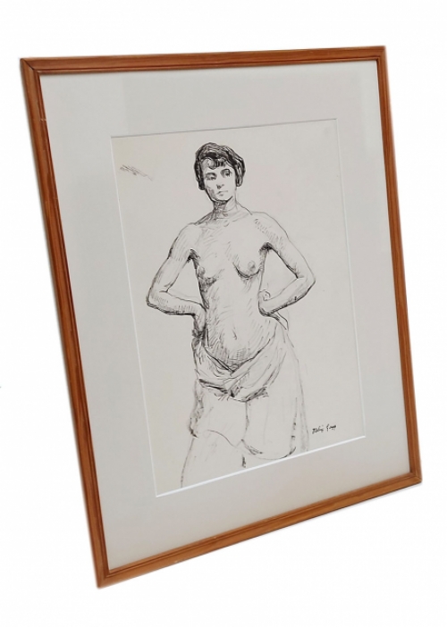 De Belgische kunstschilder Félix Gogo