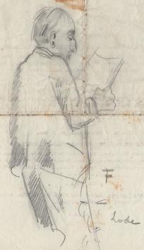 Tekening van de Lierse kunstenaar Felix Timmermans