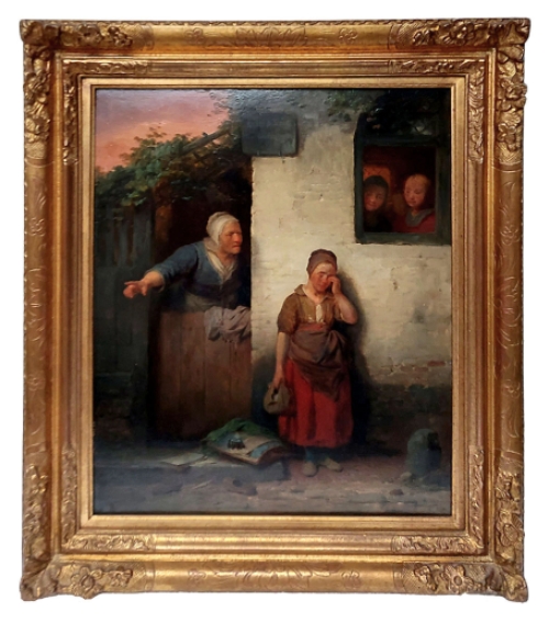 schilderij van de Belgische schilder Ferdinand de Braekeleer