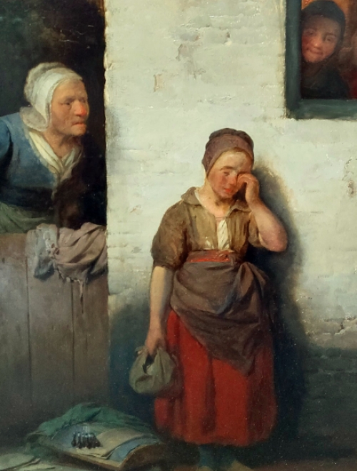 Schilderij van de Belgische kunstschilder Ferdinand de Braekeleer de Oudere