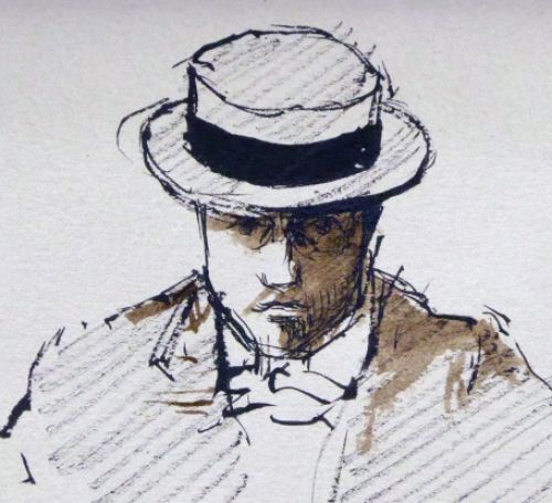 Peintre belge Fernand Houget