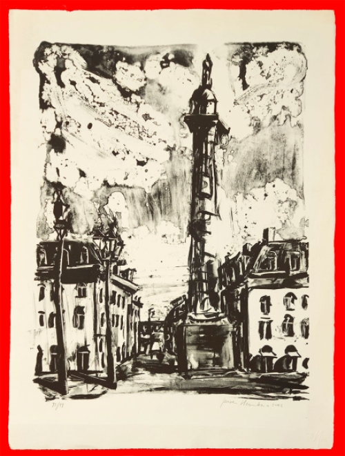 Standbeeld op het plein 2002 93/99