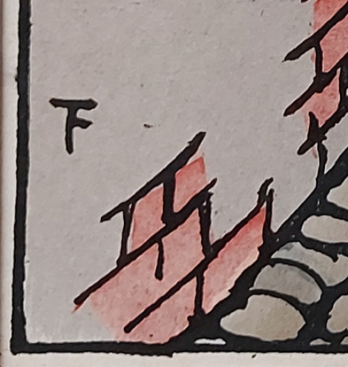 Felix Timmermans met een kleine ingekleurde houtsnede