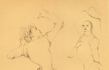 Gelimiteerde gesigneerde ets van Leonor Fini kopen