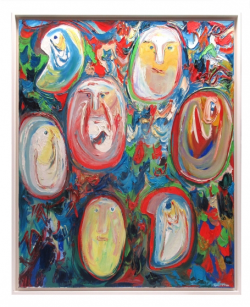 De 7 dwergen van Sneeuwwitje schilderij van Finn Pedersen kopen