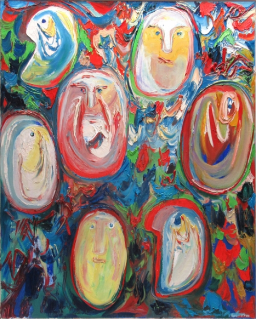 Buy the 7 dwarfs from Snow White painting by Finn Pedersen
