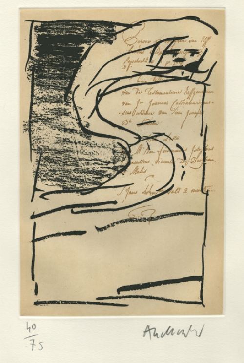 Ets van 2004 van Pierre Alechinsky