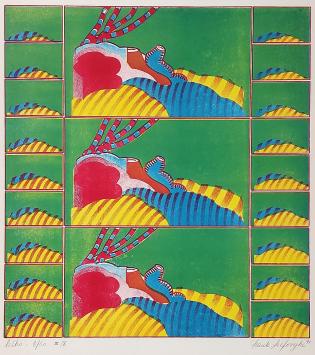 Kunstwerk op papier van Frank Liefooghe