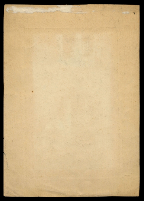 Handgekleurde druk, de Brugse kantkloster