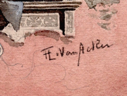 Tekening van de Belgische kunstenaar Flor Van Acker kopen