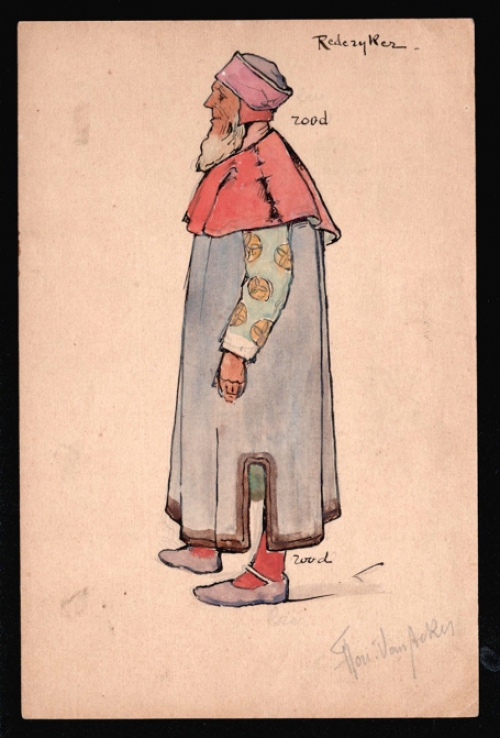 Gekleurde tekening van Flori Van Acker kopen