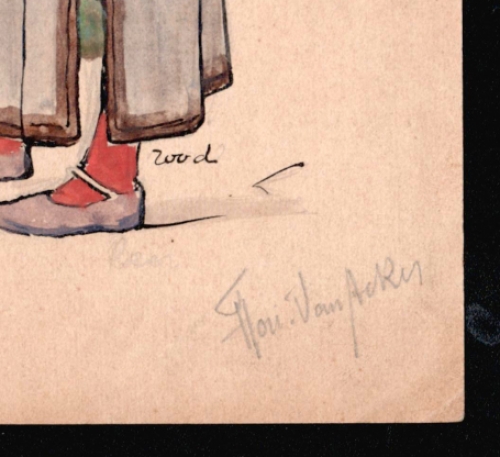 Een tekening van Florimond Van Acker kopen