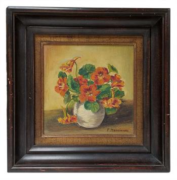 Olieverfschilderij van de Belgische kunstenares Flora Monsieurs
