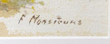 Kunstschilderes Flora Monsieurs
