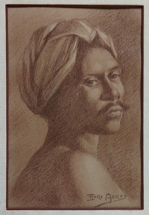Tekening van de Belgische kunstenaar Florimond Aerts