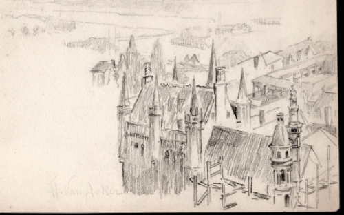 De Belgische kunstenaar Flor Van Acker