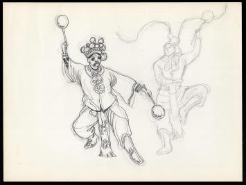 Tekening van Pierre-Louis Flouquet kopen