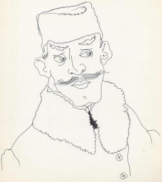 Pentekeningen van de Belgische tekenaar Pierre-Louis Flouquet