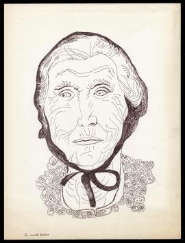 Pentekening van Pierre-Louis Flouquet