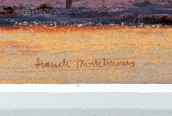 Pasteltekening van Franck Mortelmans