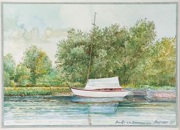 Aquarel uit 1993 van Frans Croes kopen
