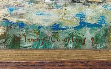 Schilderij met koeien van Franz Courtens