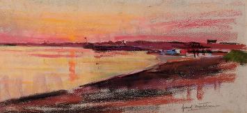 Pastelschilderij door Franck Mortelmans