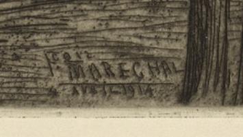 Ets van de Waalse etser François Maréchal