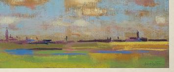 Pastelschilderij door Franck Mortelmans