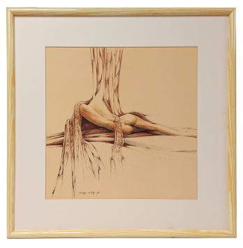 Tekening van de Mechelse kunstenaar Frans Croes