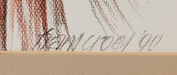 Tekeningen van de Belgische kunstenaar Frans Croes