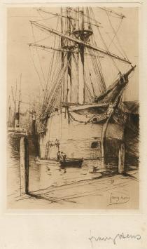 Ets kopen van de Belgische etser Frans Hens