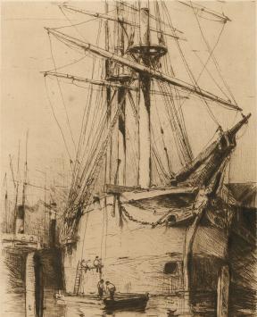 Ets van de Belgische etser Frans Hens