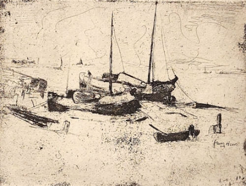 Ets van de Belgische etser Frans Hens