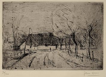 Ets van de Belgische kunstenaar Frans Hens