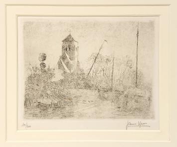 Ets van de Belgische kunstenaar Frans Hens