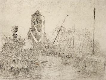 Belgisch grafisch kunstwerk in een kader