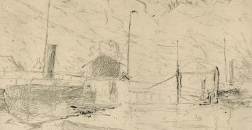 Ets van de Belgische etser Frans Hens