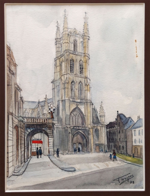 Kunstwerkje van de Brusselse kunstenaar Frans Heyens