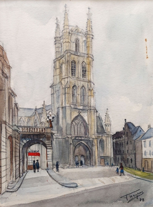 Belgische schilder Frans Heyens