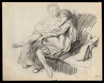 Man en vrouw van Frans Masereel