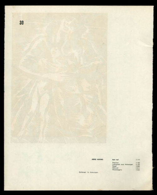 Houtsnede Pieta 1949 164/300