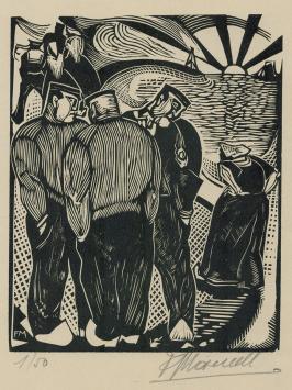 Kunstwerkje op papier van Masereel kopen