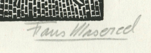 Houtsnede 47/83 :  L'Idée