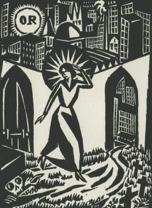 Houtsnede of woodcut van Frans Masereel kopen