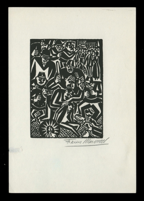 Woodcut van Frans Masereel kopen