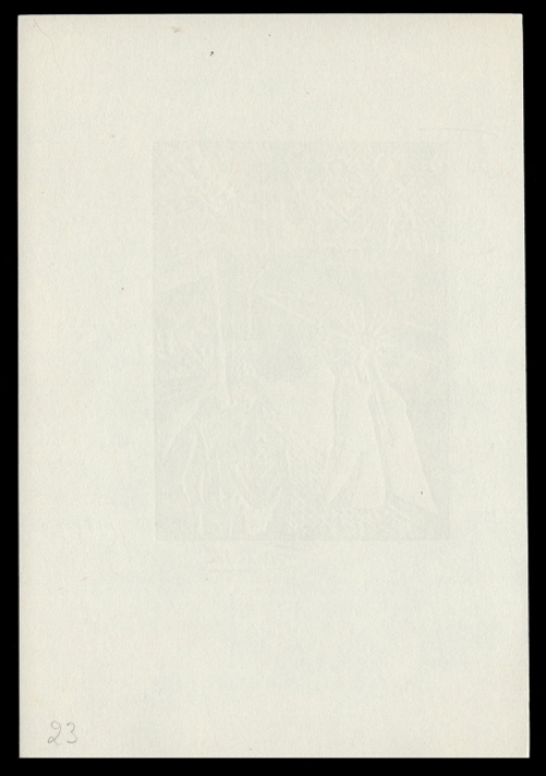 Een gesigneerde houtsnede van F. Masereel